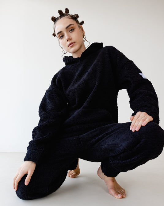 بنطلون تيدي أسود