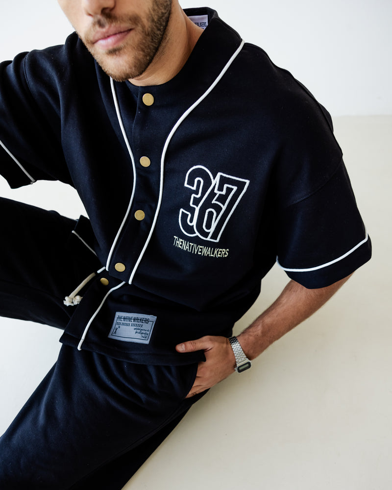 تحميل الصورة في عارض المعرض, قميص بيسبول اسود
