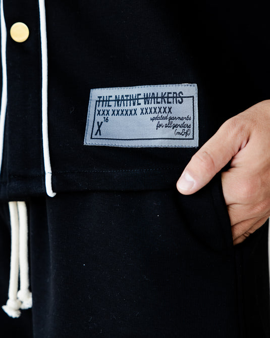 قميص بيسبول اسود