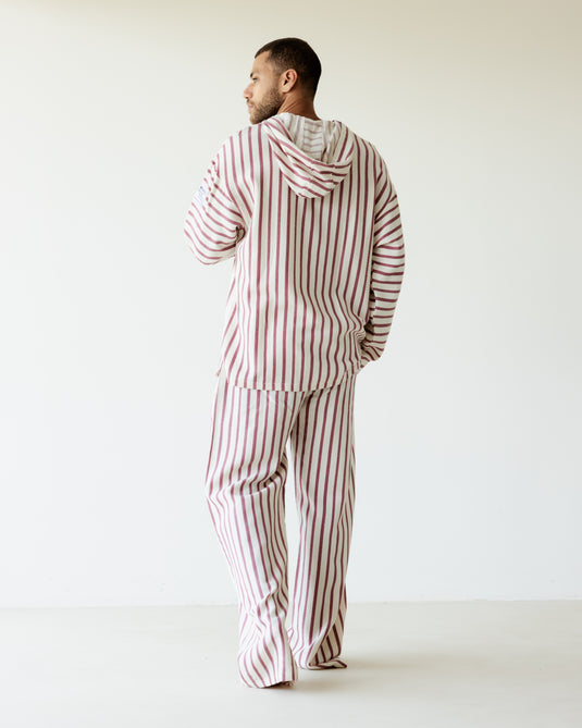 قميص باجا سيت عنابي