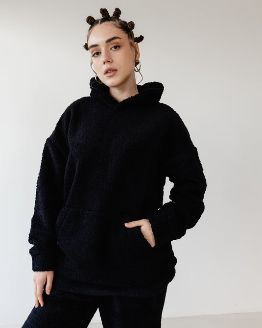 هودي تيدي مع تطريز ذا نايتڤ وكرز أسود