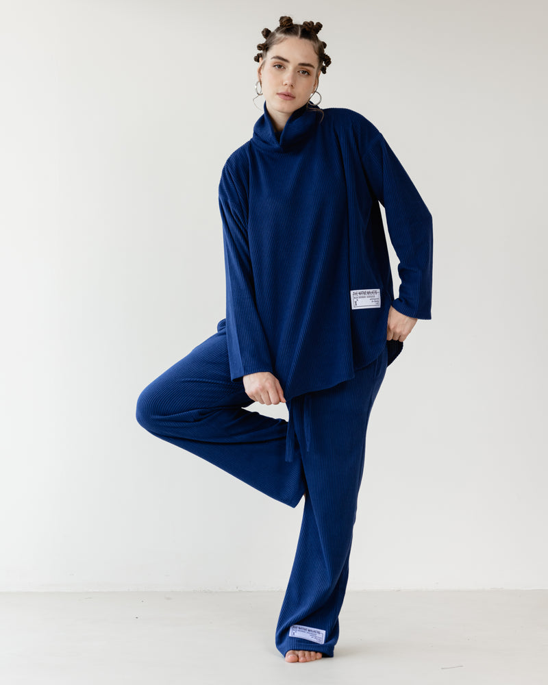 تحميل الصورة في عارض المعرض, قميص مخملي أزرق
