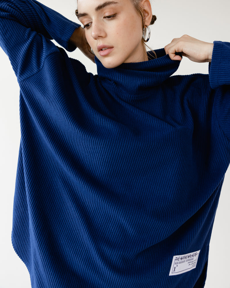 تحميل الصورة في عارض المعرض, قميص مخملي أزرق
