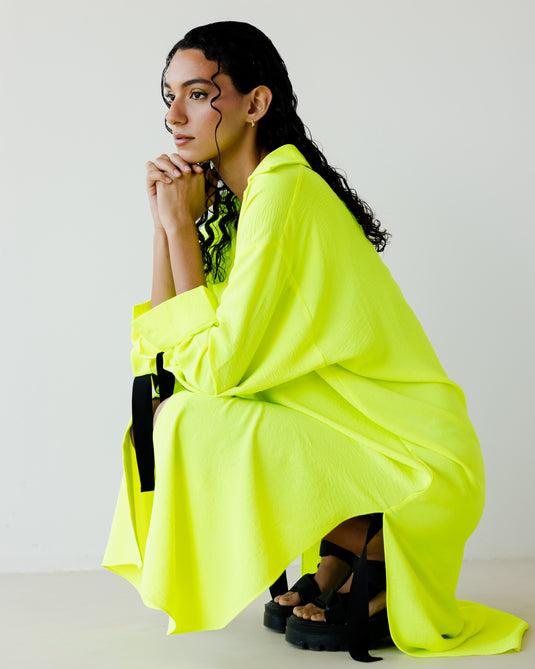 قميص بريزي أصفر