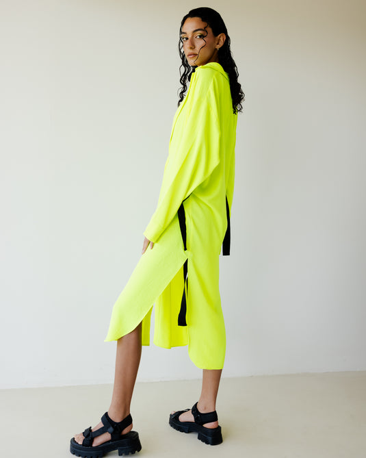 قميص بريزي أصفر