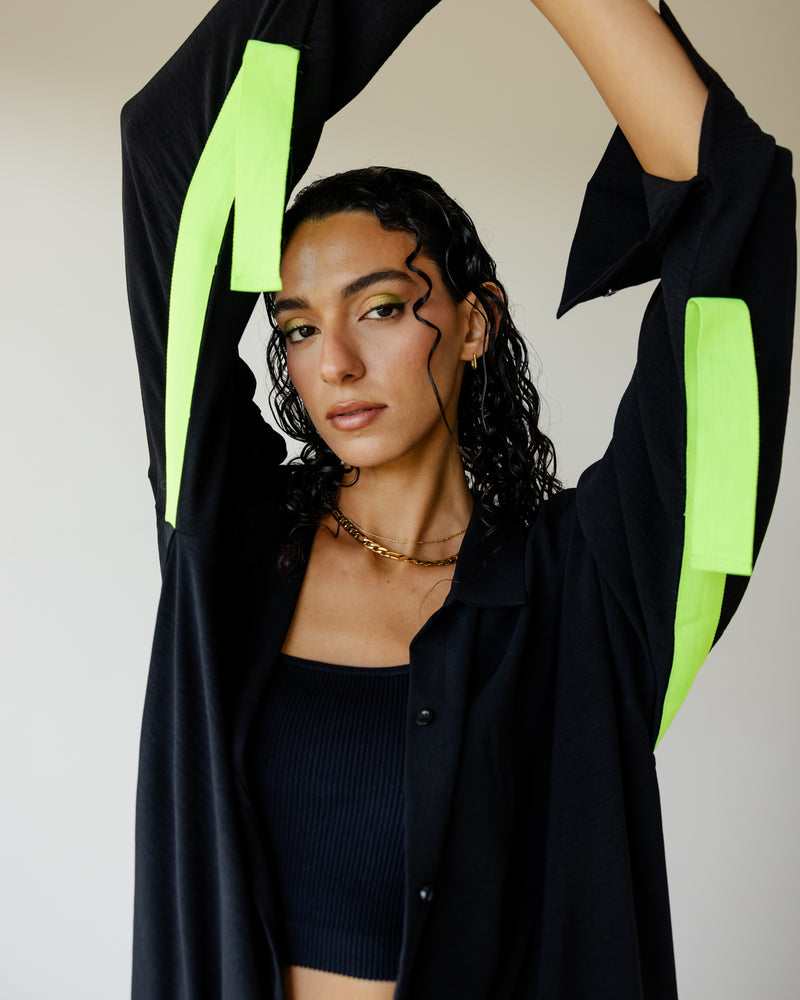 تحميل الصورة في عارض المعرض, قميص بريزي اسود
