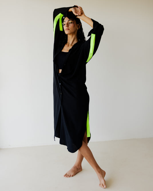 قميص بريزي اسود